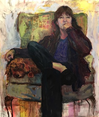 Contemplation  35.5 x 38.75
Blanch Ames Juried National 2018, First Place